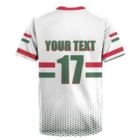 Custom Hungary Ice Hockey Rugby Jersey White Style Come on Magyars