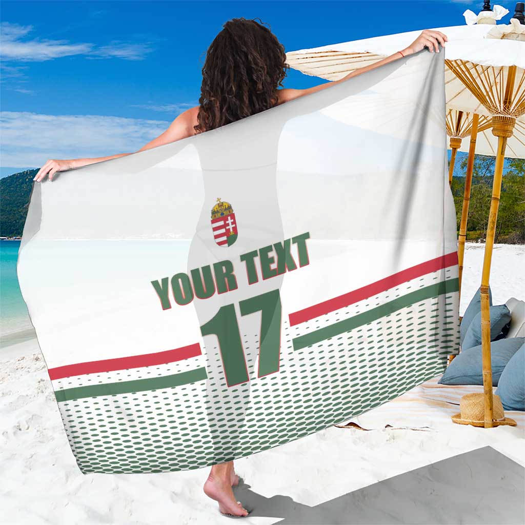 Custom Hungary Ice Hockey Sarong White Style Come on Magyars