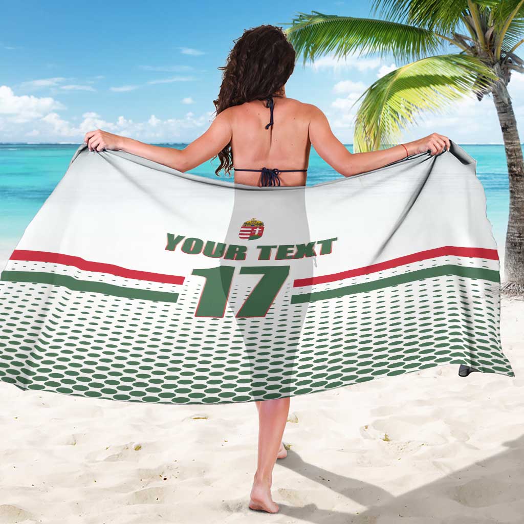 Custom Hungary Ice Hockey Sarong White Style Come on Magyars