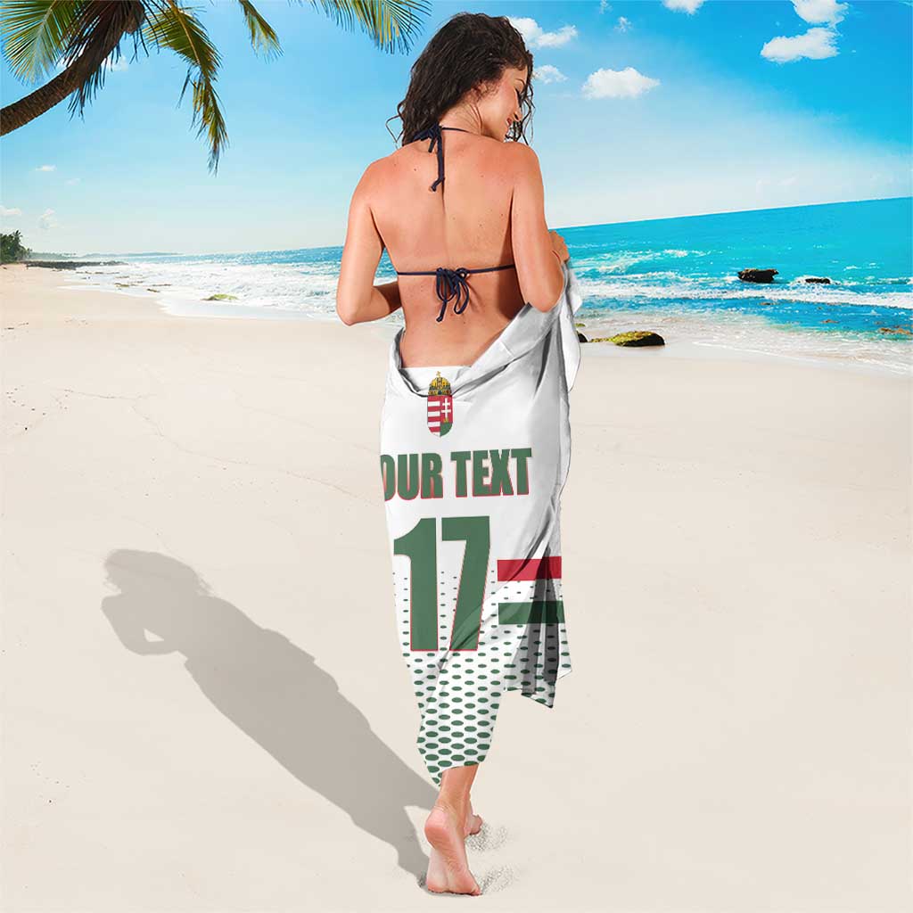 Custom Hungary Ice Hockey Sarong White Style Come on Magyars