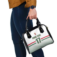 Custom Hungary Ice Hockey Shoulder Handbag White Style Come on Magyars