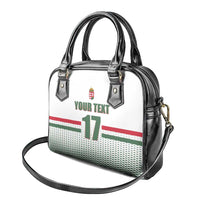 Custom Hungary Ice Hockey Shoulder Handbag White Style Come on Magyars