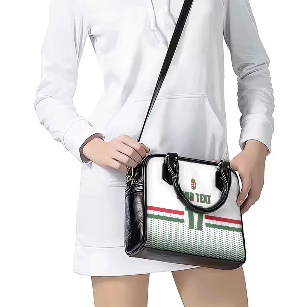 Custom Hungary Ice Hockey Shoulder Handbag White Style Come on Magyars