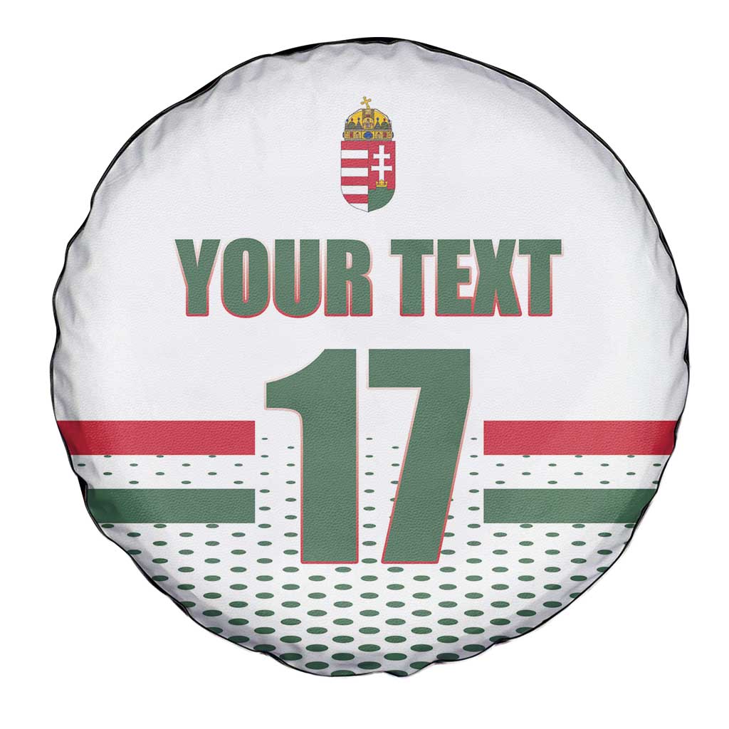 Custom Hungary Ice Hockey Spare Tire Cover White Style Come on Magyars