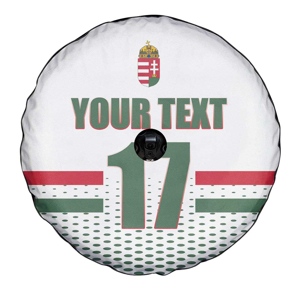 Custom Hungary Ice Hockey Spare Tire Cover White Style Come on Magyars