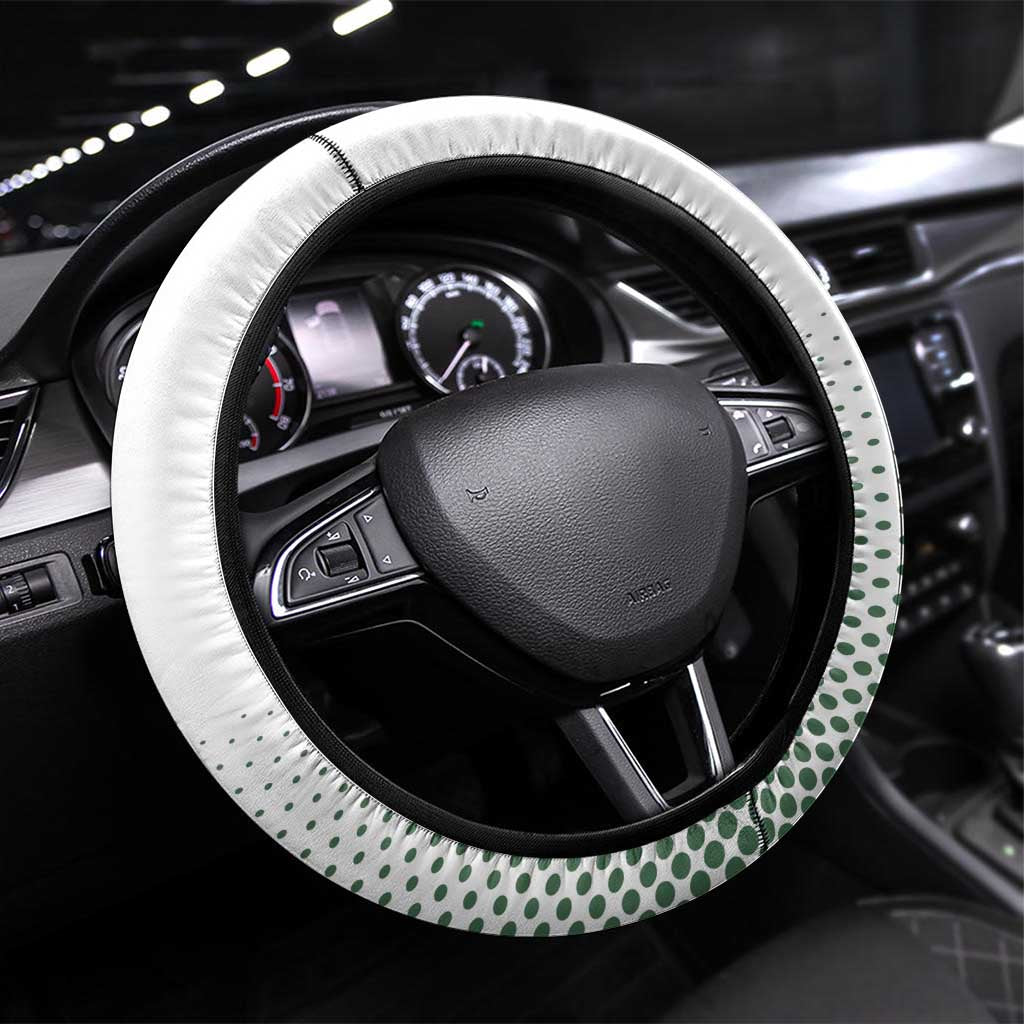 Hungary Ice Hockey Steering Wheel Cover White Style Come on Magyars