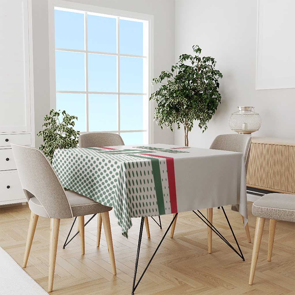 Custom Hungary Ice Hockey Tablecloth White Style Come on Magyars