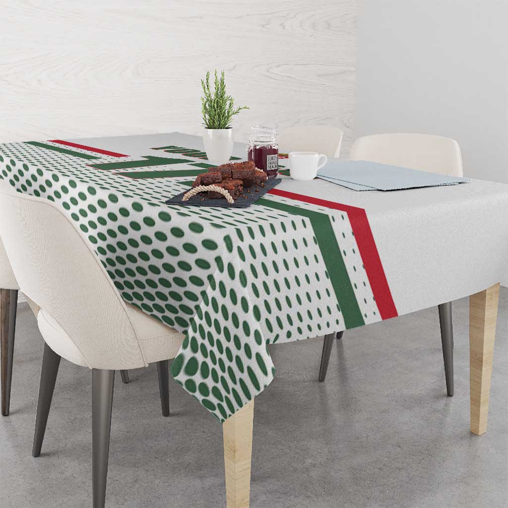 Custom Hungary Ice Hockey Tablecloth White Style Come on Magyars