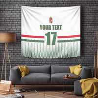 Custom Hungary Ice Hockey Tapestry White Style Come on Magyars