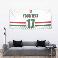 Custom Hungary Ice Hockey Tapestry White Style Come on Magyars