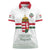 Custom Hungary Ice Hockey Women Polo Shirt White Style Come on Magyars