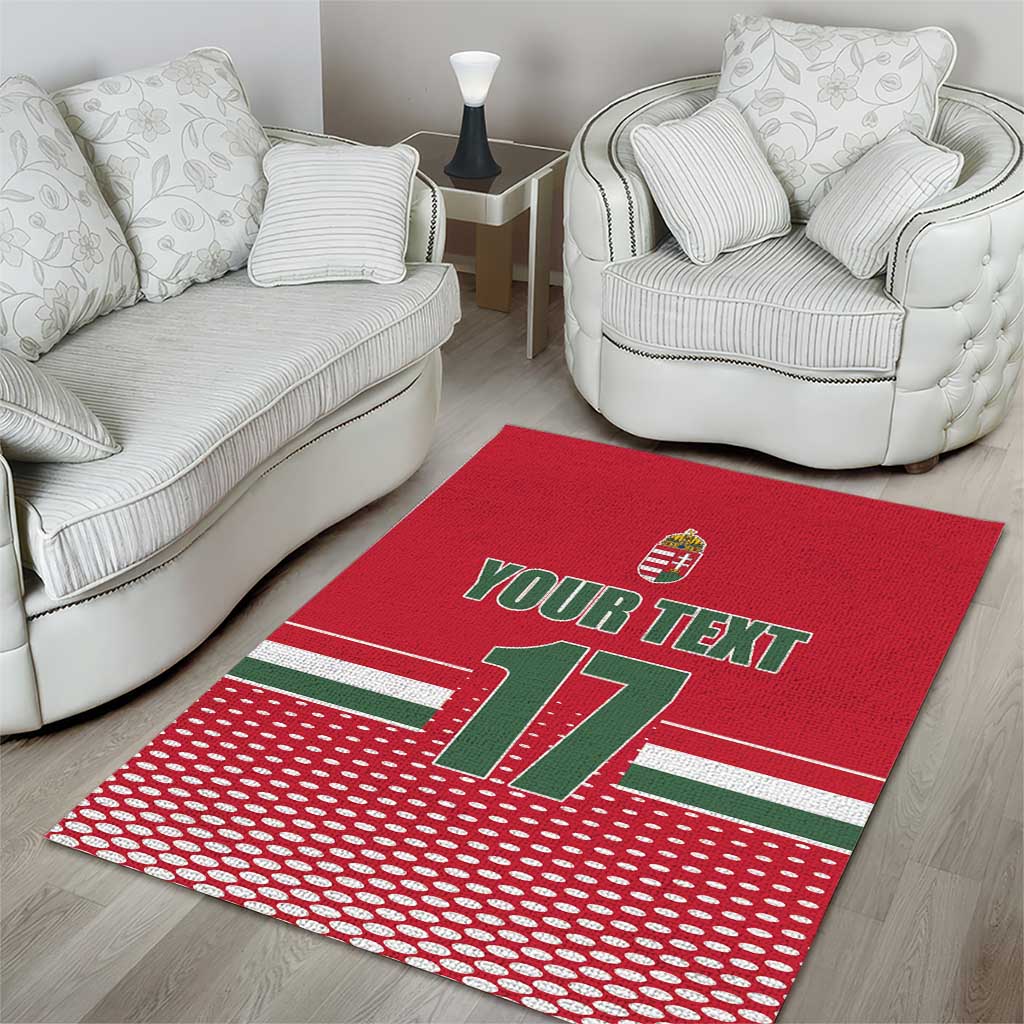 Custom Hungary Ice Hockey Area Rug Red Style Come on Magyars