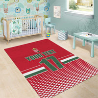 Custom Hungary Ice Hockey Area Rug Red Style Come on Magyars