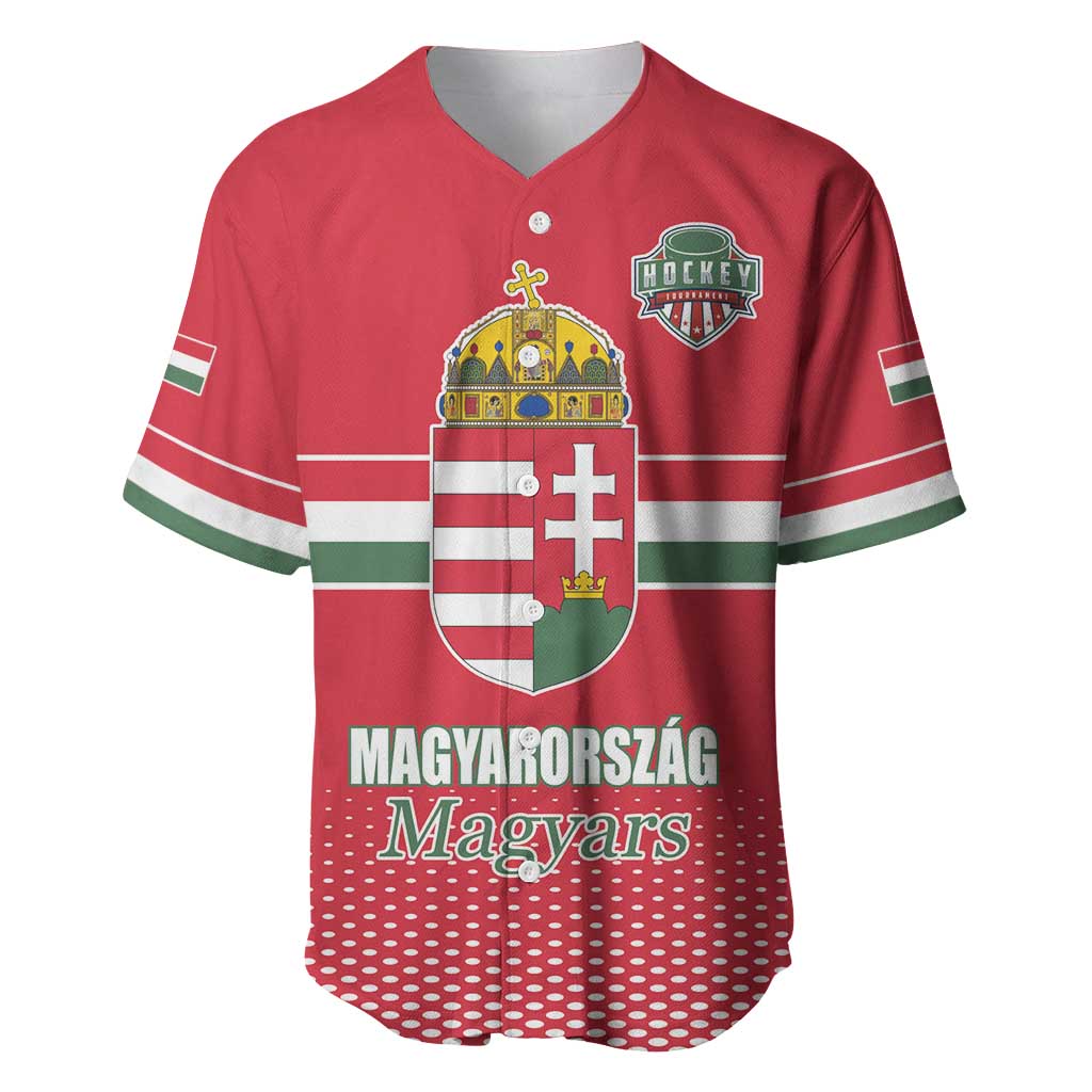 Custom Hungary Ice Hockey Baseball Jersey Red Style Come on Magyars