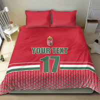 Custom Hungary Ice Hockey Bedding Set Red Style Come on Magyars