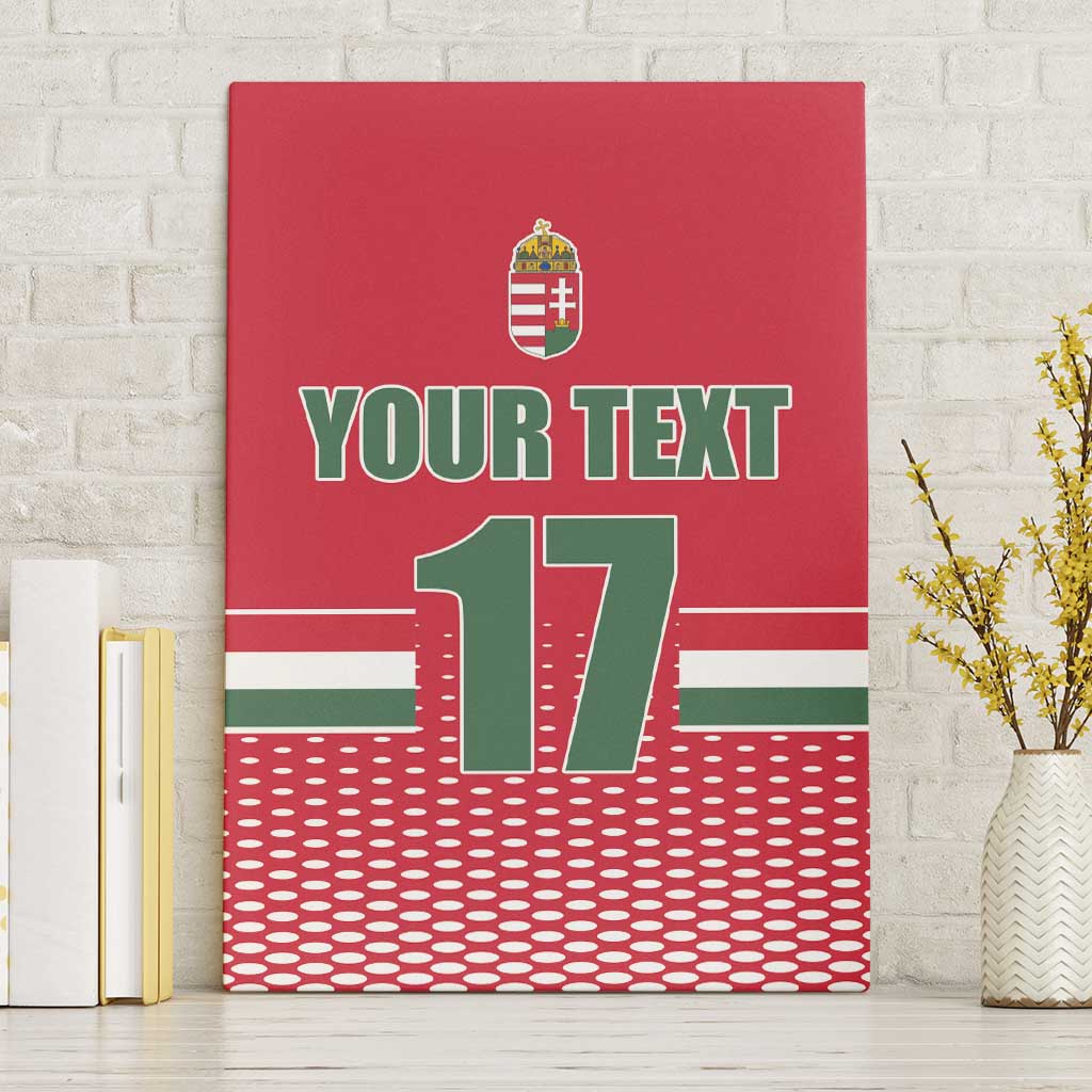 Custom Hungary Ice Hockey Canvas Wall Art Red Style Come on Magyars