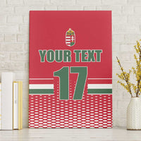 Custom Hungary Ice Hockey Canvas Wall Art Red Style Come on Magyars