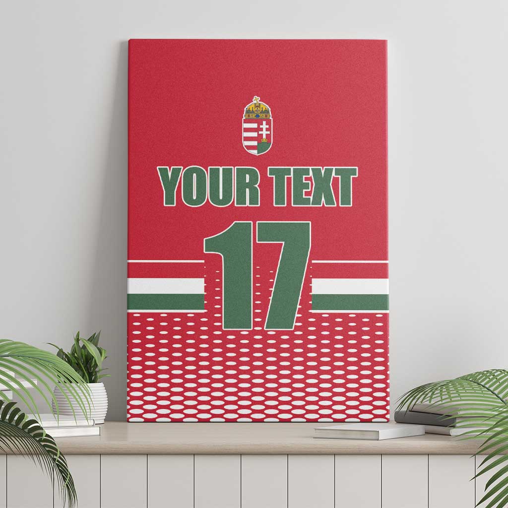 Custom Hungary Ice Hockey Canvas Wall Art Red Style Come on Magyars