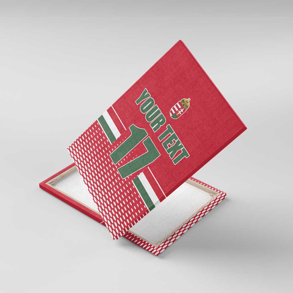 Custom Hungary Ice Hockey Canvas Wall Art Red Style Come on Magyars