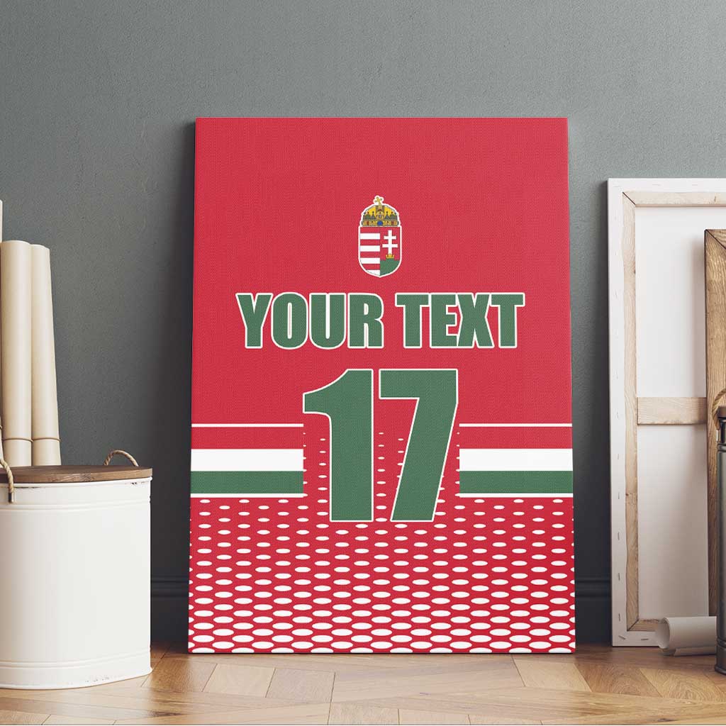 Custom Hungary Ice Hockey Canvas Wall Art Red Style Come on Magyars
