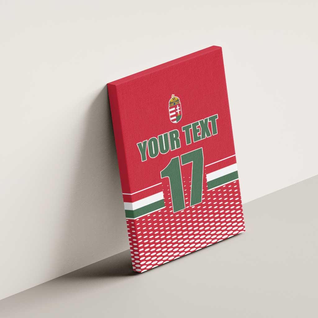Custom Hungary Ice Hockey Canvas Wall Art Red Style Come on Magyars