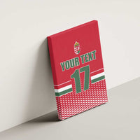 Custom Hungary Ice Hockey Canvas Wall Art Red Style Come on Magyars