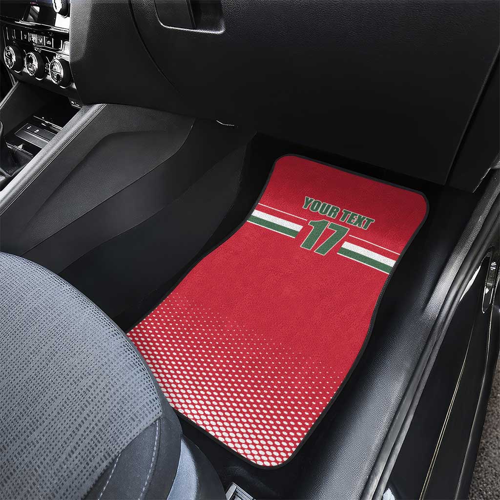 Custom Hungary Ice Hockey Car Mats Red Style Come on Magyars