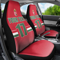 Custom Hungary Ice Hockey Car Seat Cover Red Style Come on Magyars
