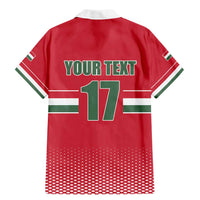 Custom Hungary Ice Hockey Family Matching Mermaid Dress and Hawaiian Shirt Red Style Come on Magyars