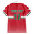 Custom Hungary Ice Hockey Family Matching Off The Shoulder Long Sleeve Dress and Hawaiian Shirt Red Style Come on Magyars