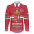 Custom Hungary Ice Hockey Family Matching Short Sleeve Bodycon Dress and Hawaiian Shirt Red Style Come on Magyars