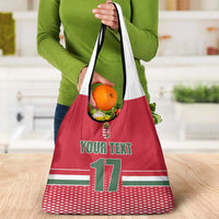 Custom Hungary Ice Hockey Grocery Bag Red Style Come on Magyars