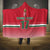 Custom Hungary Ice Hockey Hooded Blanket Red Style Come on Magyars