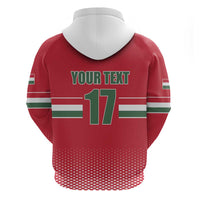 Custom Hungary Ice Hockey Hoodie Red Style Come on Magyars