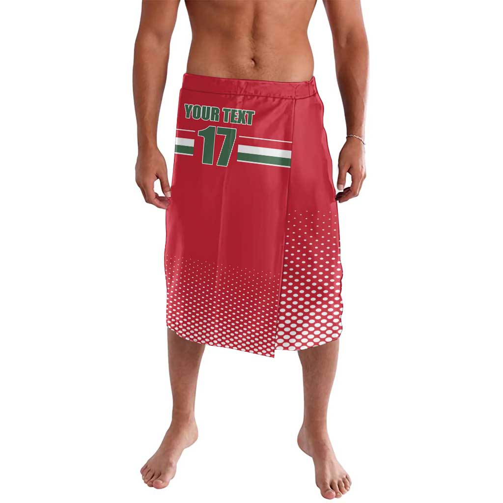 Custom Hungary Ice Hockey Lavalava Red Style Come on Magyars
