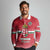 Custom Hungary Ice Hockey Long Sleeve Polo Shirt Red Style Come on Magyars