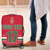 Custom Hungary Ice Hockey Luggage Cover Red Style Come on Magyars