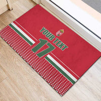 Custom Hungary Ice Hockey Rubber Doormat Red Style Come on Magyars