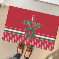 Custom Hungary Ice Hockey Rubber Doormat Red Style Come on Magyars