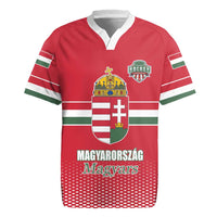 Custom Hungary Ice Hockey Rugby Jersey Red Style Come on Magyars
