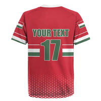 Custom Hungary Ice Hockey Rugby Jersey Red Style Come on Magyars