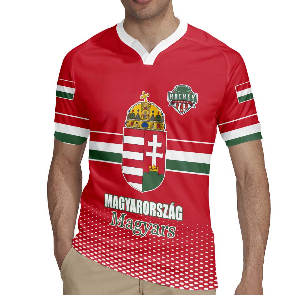 Custom Hungary Ice Hockey Rugby Jersey Red Style Come on Magyars