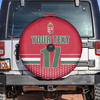 Custom Hungary Ice Hockey Spare Tire Cover Red Style Come on Magyars