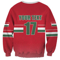 Custom Hungary Ice Hockey Sweatshirt Red Style Come on Magyars