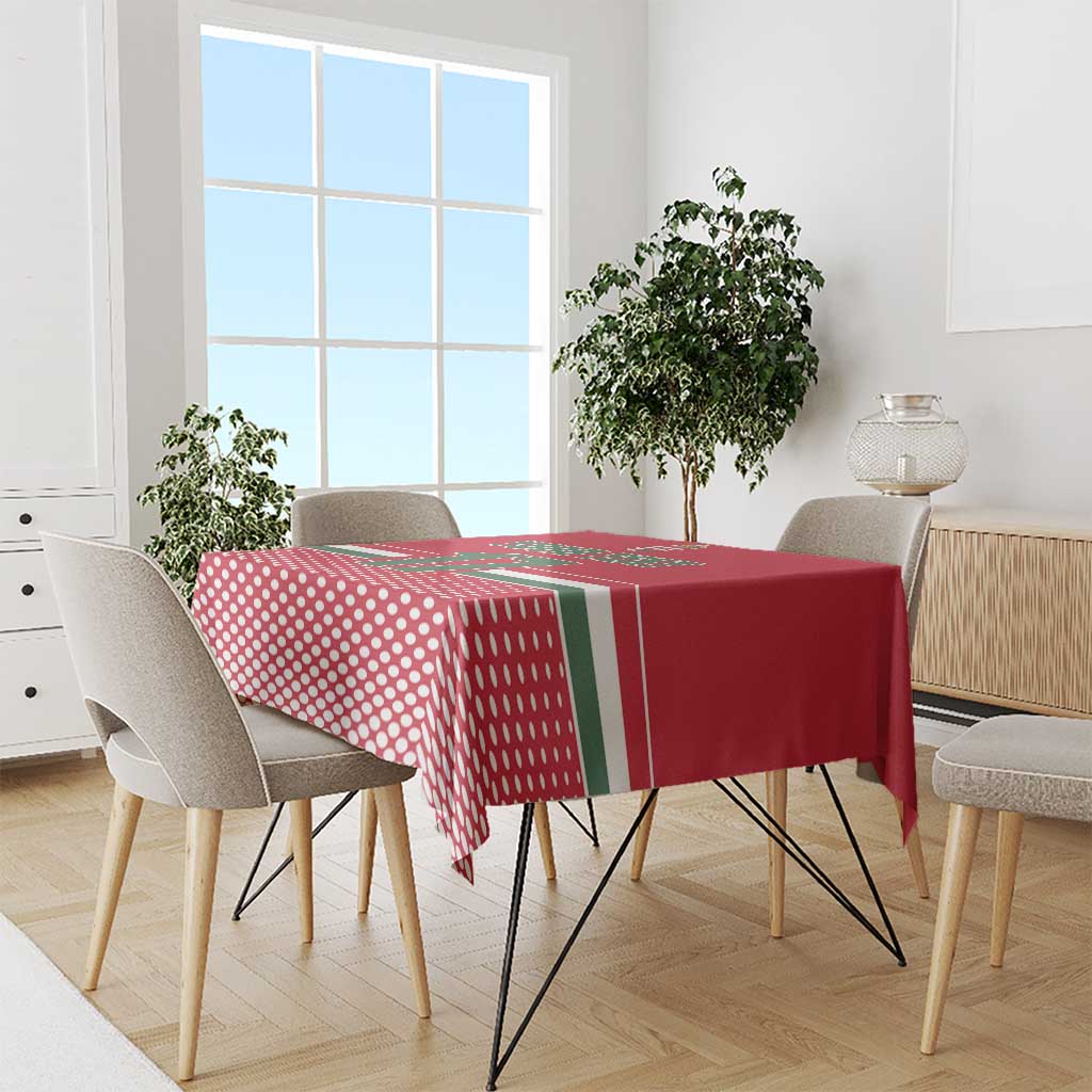 Custom Hungary Ice Hockey Tablecloth Red Style Come on Magyars