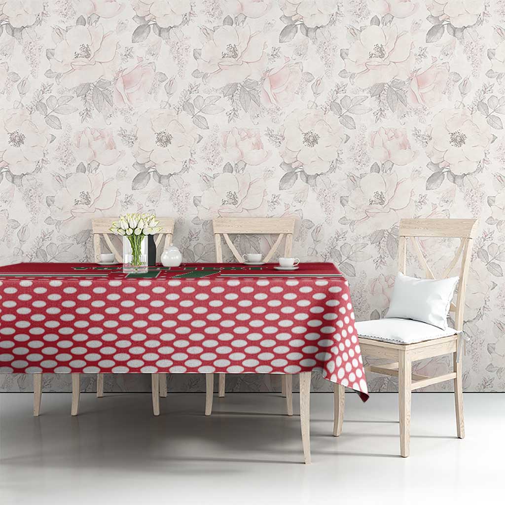 Custom Hungary Ice Hockey Tablecloth Red Style Come on Magyars