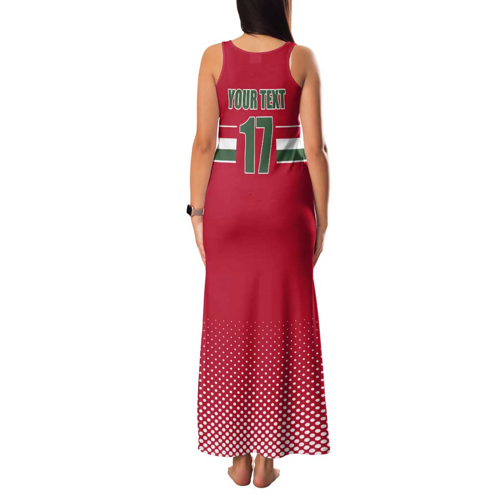 Custom Hungary Ice Hockey Tank Maxi Dress Red Style Come on Magyars