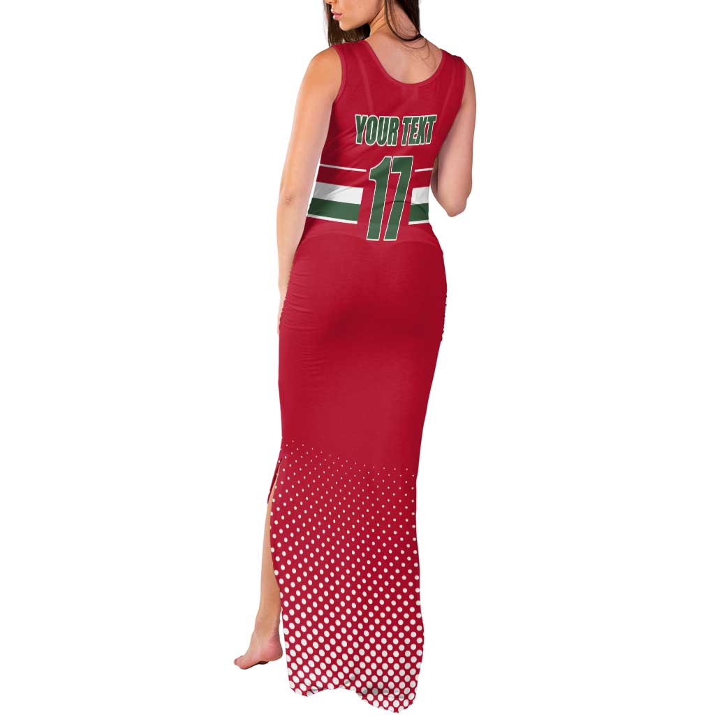 Custom Hungary Ice Hockey Tank Maxi Dress Red Style Come on Magyars