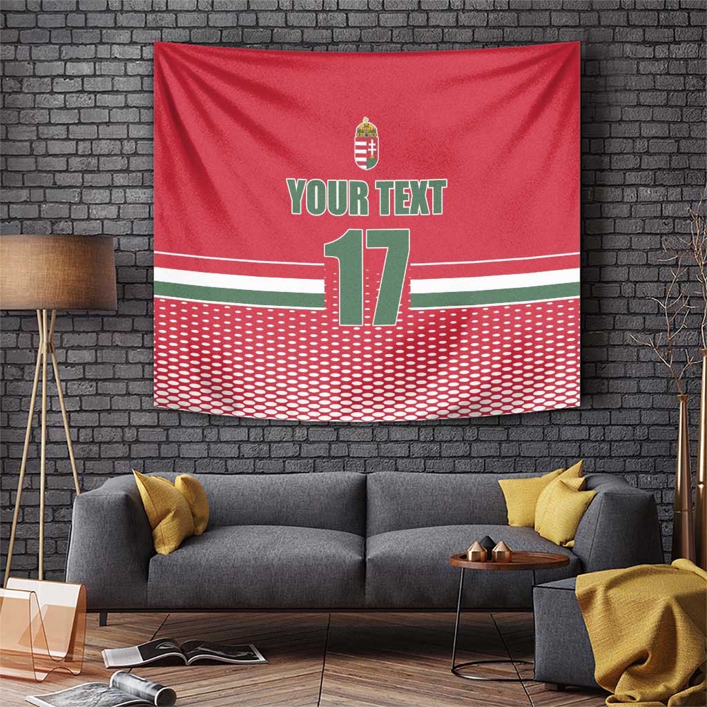 Custom Hungary Ice Hockey Tapestry Red Style Come on Magyars