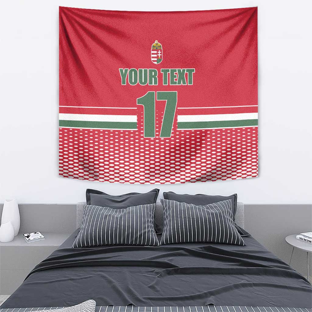 Custom Hungary Ice Hockey Tapestry Red Style Come on Magyars